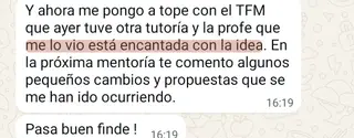 «La profe que me lo vio está encantada con la idea»